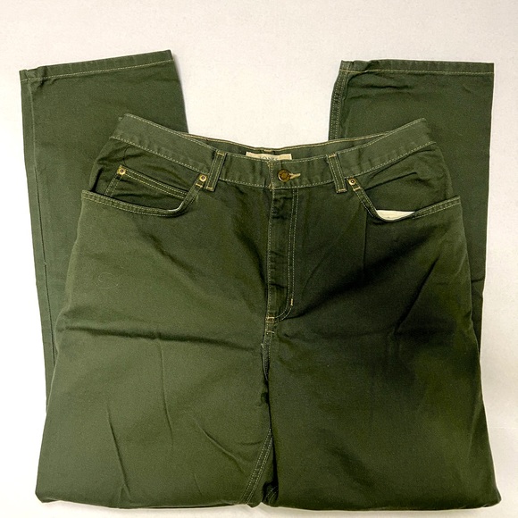 NWT Womens Jones Sports Classic Fit Olive Green Jeans  Size 16 - Picture 3 of 8